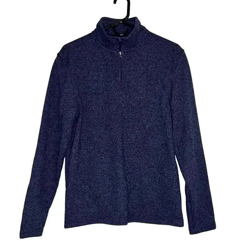 Izod Mens SIze S Blue Pullover 3/4‎ Zipper